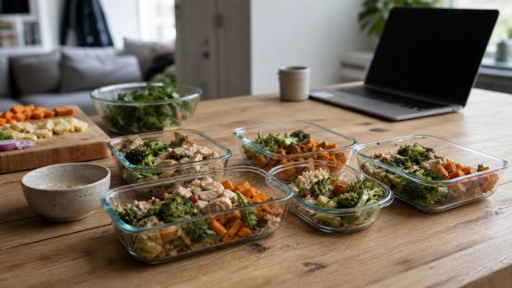 Intégrer le batch cooking dans une routine compatible avec le télétravail