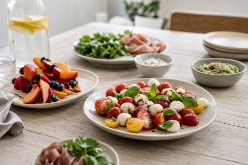 Apéros d'été : bouchées fraîches et saisonnières à partager