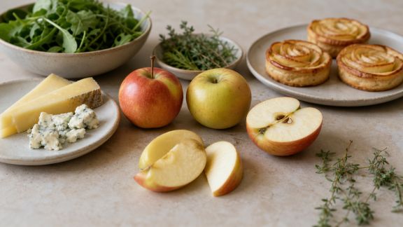 Variations autour de la pomme en cuisine salée et sucrée