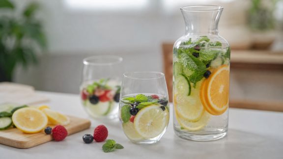 Composer des eaux vitaminées pour booster son hydratation